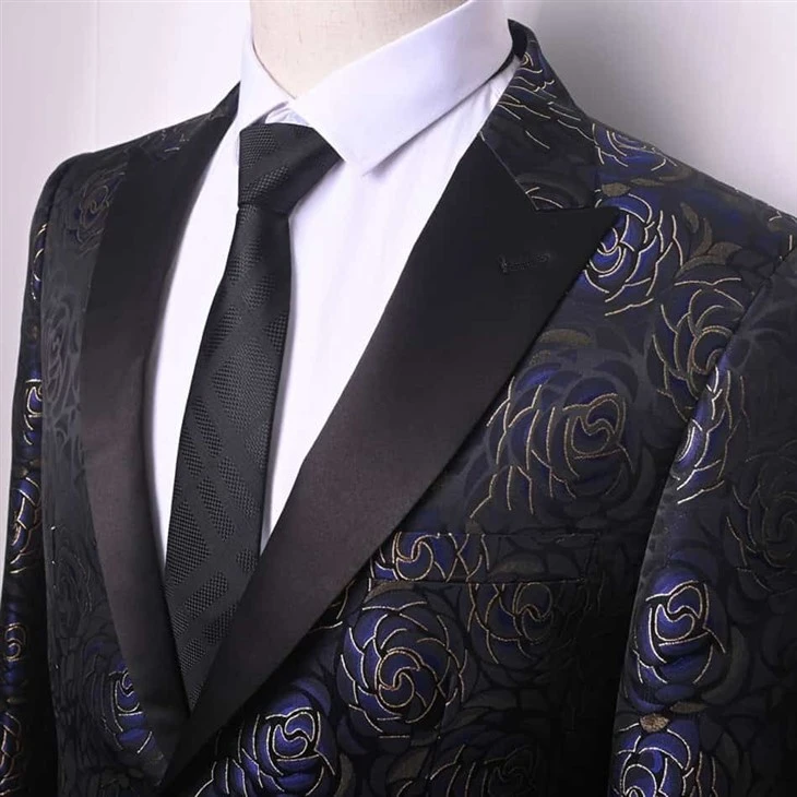 Elegant Jacquard Suit Fabric – F140 Grey Patterned Lining Blazer suppliers