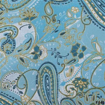 Fabraic Suit Jacquard Ríoga Blue Paisley – Bailiúchán Blazer F145